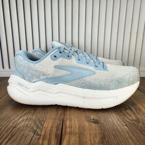 Brooks Ghost Max 2 Womens 9.5B Coconut Milk Winter Sky Running Shoes 1204201B163